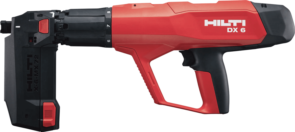 تفنگ پیچ و مهره میخکوب هیلتی لیختن اشتاین HILTI NeuproduktKIT FÜR BOLZENSETZGERÄT DX 6